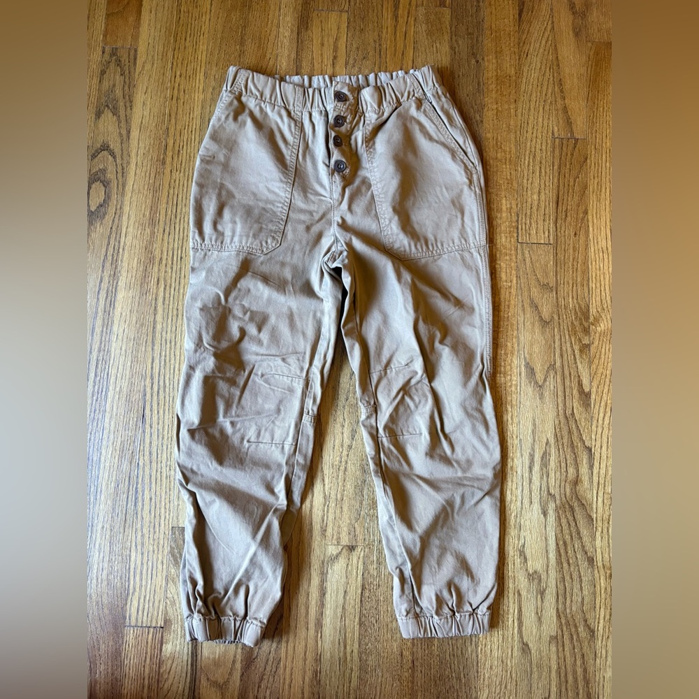 Free People Light Brown Casual Joggers Small